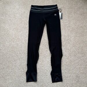 NWT RBX Compression Running Marathon Biking Athletic Black Jogger Pants Medium